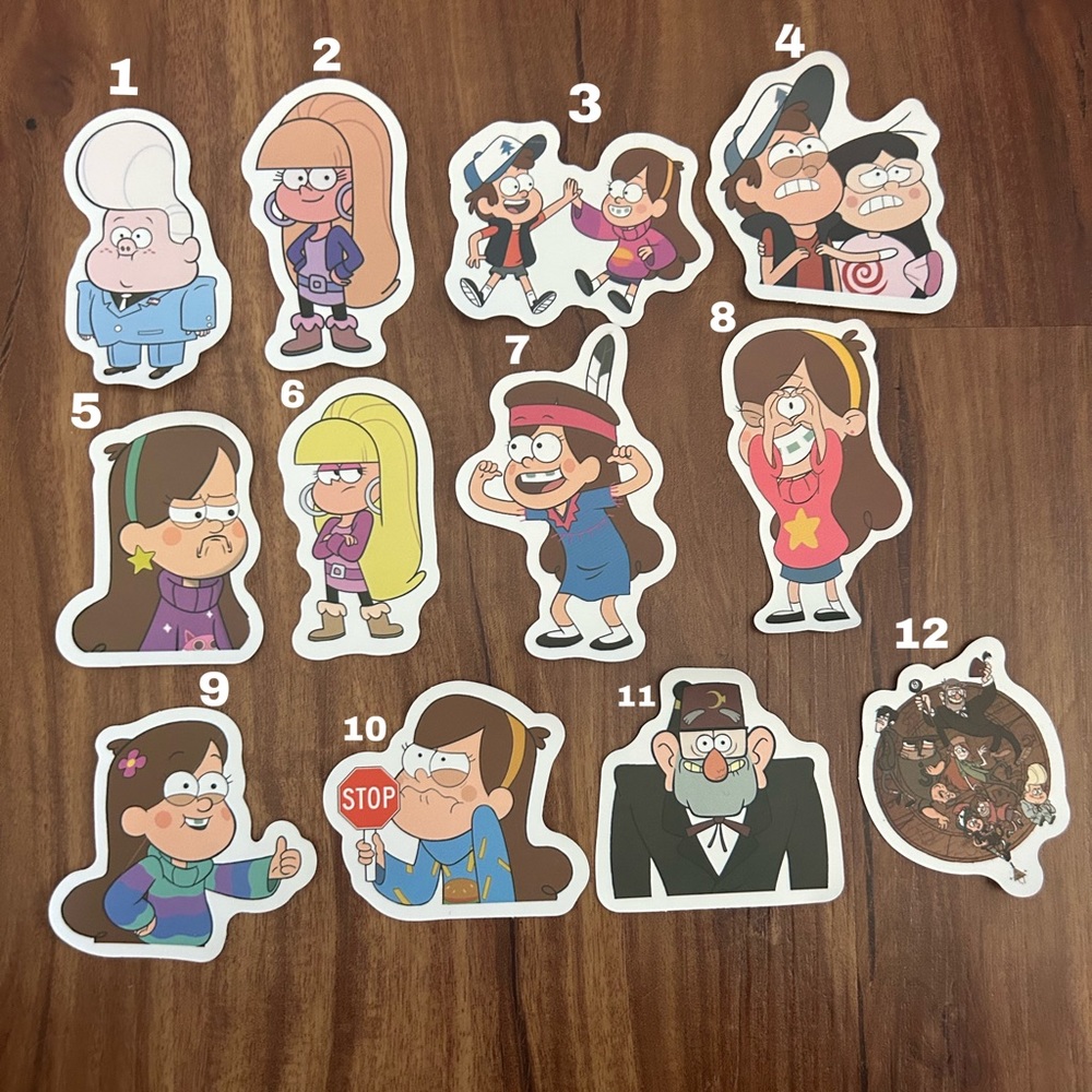 Gravity Falls Sticker Set